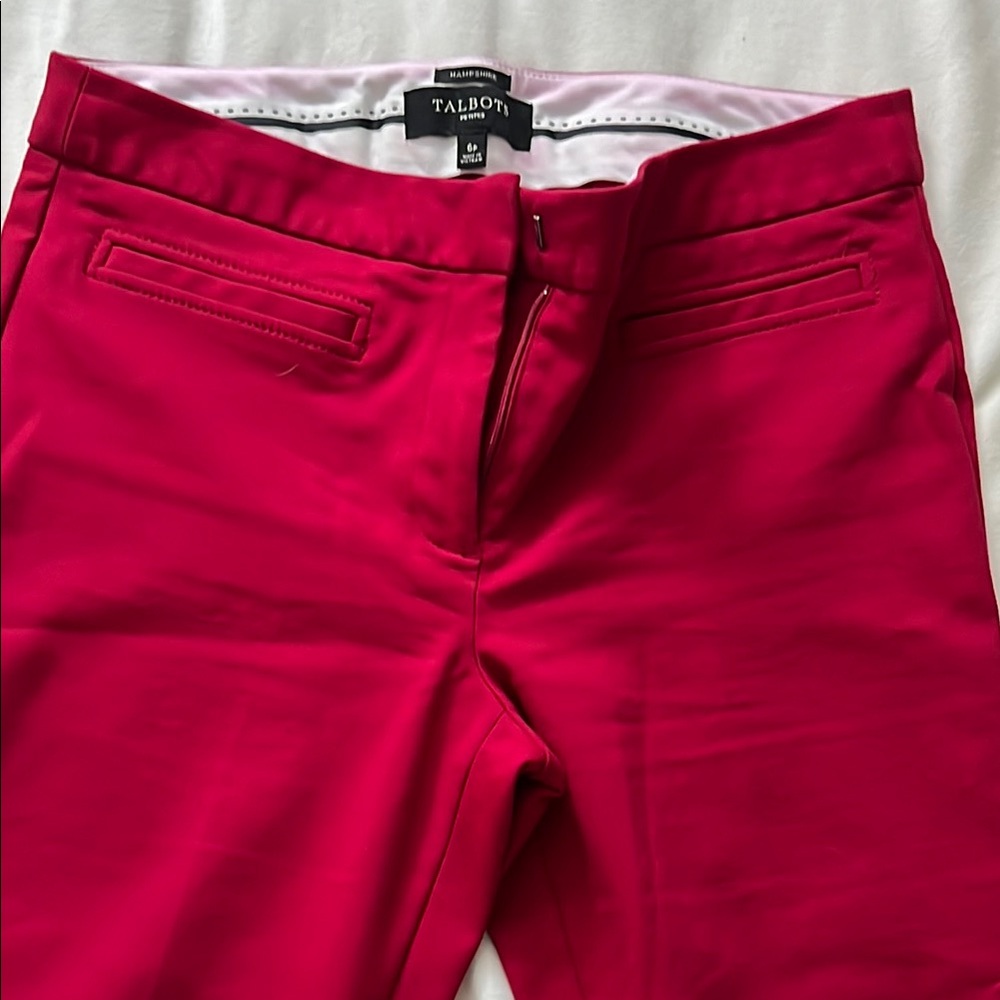 Talbots Bright Pink Pants